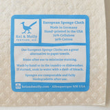 Compostable Sponge Cloth: Lavender Sprigs