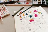 Advent Calendar Paint-By-Number Kit