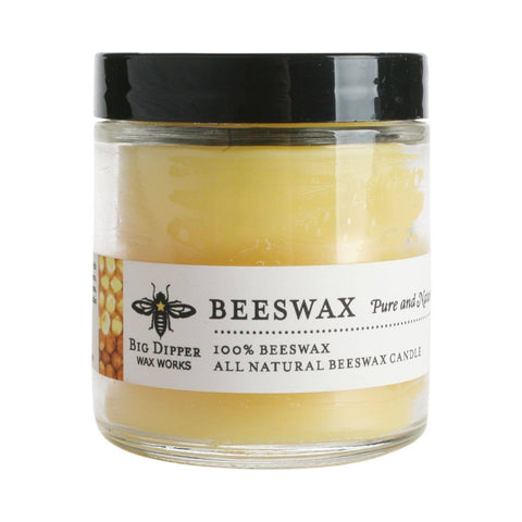 Pure Beeswax Apothecary Glass Candle, Small