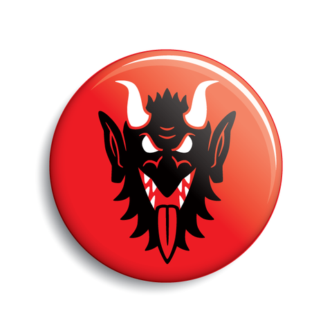 Krampus Button