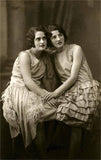 Postcard: Studio Portrait, Two Women