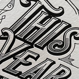 Greeting Card: This Year Sucks, Letterpress