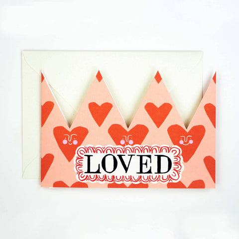 Party Crown Card: Loved