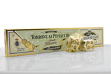 Torrone Tenero Bianco al Pistacchio: Soft Pistachio Nougat Bar, from Italy