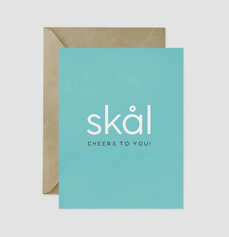 Skål Greeting Card: Cheers to You