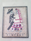 Mexican Tin Novios Ornament