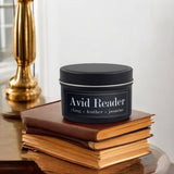 Literary Candle: Avid Reader (Ylang & Leather & Jasmine)