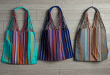 Mexican Market Bags: Striped Hand Loomed Cotton