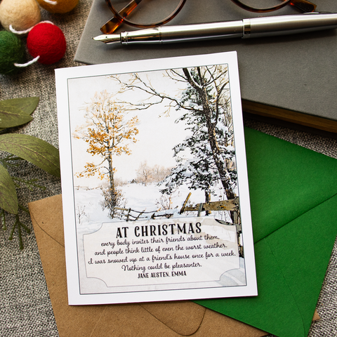 Christmas Card: Jane Austen Quote