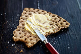 Leksands Triangle Tin Filled with Knäckebröd (Triangle Swedish Baked Rye Crispbread)