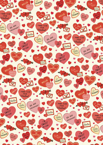 Valentine Wrap/Poster: Valentine Hearts