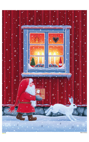 Advent Calendar: Tomte with Illuminated Window