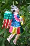 Mexican Tin Ornaments: Musical Angels