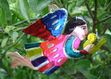 Mexican Tin Ornaments: Musical Angels