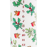 Advent Pillar Candle: The Holly & the Ivy