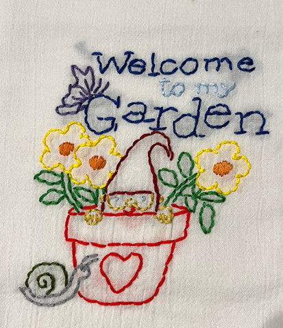 Millie's Tea Towels, Hand Embroidered: Herb Collection (10 to choose f –  Convivio Bookworks