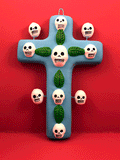 Cross with Calaveras: Large