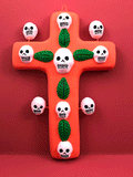 Cross with Calaveras: Large