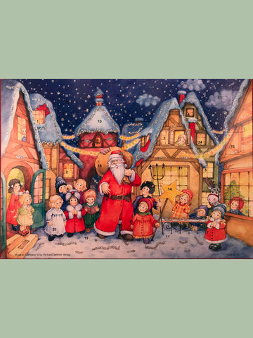 Advent Calendar: Santa in Village