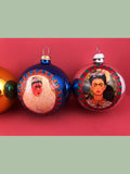 Mexican Glass Ornaments: Frida