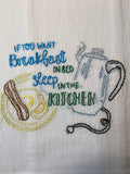 Millie's Tea Towels, Hand Embroidered: Kitchen Wisdom Collection (10 to choose from!)