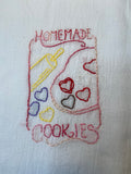 Millie's Tea Towels, Hand Embroidered: Baking Day Collection (10 to choose from!)