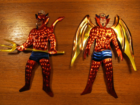Tin Diablo (Devil) Ornaments