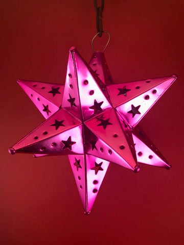 Mexican Tin Ornaments: Moravian Star, Large