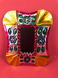 Mexican Tin Ornaments: Colorful Mirrors