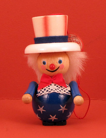 German Christmas Ornament: Uncle Sam