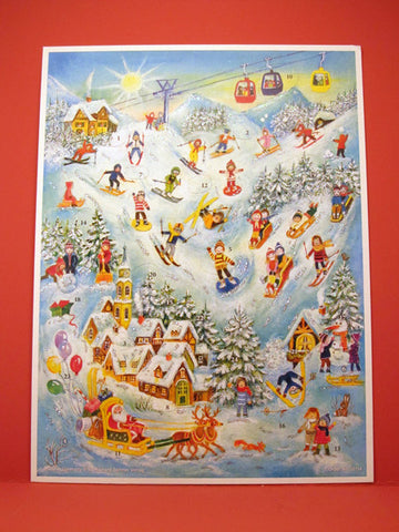 Advent Calendar: Ski Slope Fun