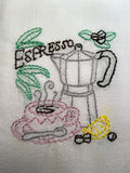 Millie's Tea Towels, Hand Embroidered: Old World Delights (12 to choose from)