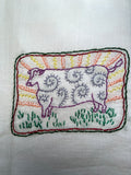 Millie's Tea Towels, Hand Embroidered: Folksy Farmhouse (6 to choose from!)