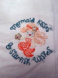 Millie's Tea Towels, Hand Embroidered: Mermaids (8 to choose from)
