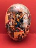 Fillable Paper Eggs from Germany: Bunny Artists, three sizes