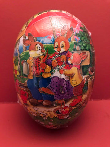 Fillable Paper Eggs from Germany: Bunnies in the Park