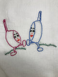 Millie's Tea Towels, Hand Embroidered: Kitchen Fun Collection (9 to choose from!)