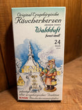 German Incense: Original Knox Räucherkerzen, in Boxes of 24 Cones