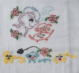 Millie's Tea Towels, Hand Embroidered: Kitchen Fun Collection (9 to choose from!)