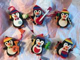 German Christmas Ornament: Penguins