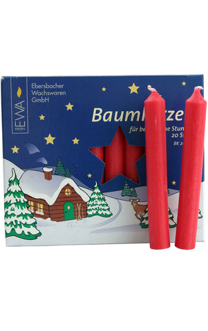 German Christmas Pyramid Candles for Candle Clips & Chimes (Baumkerzen)