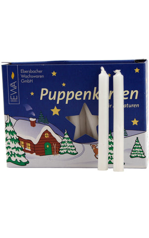German Christmas Pyramid Candles, Miniature (Puppenkerzen)