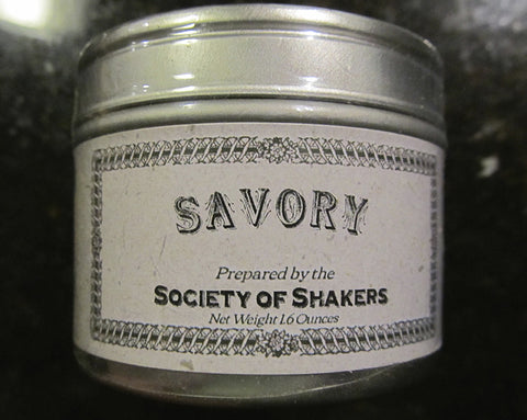 Shaker Culinary Herbs: Savory