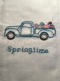 Millie's Tea Towels, Hand Embroidered: Vintage Trucks (4 to choose from!)