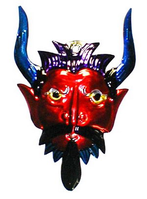Tin El Diablo Ornament