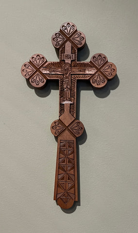 Hand Carved Crucifix from Ukraine