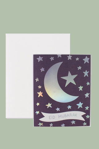 Ramadan & Eid al Fitr Card : Crescent Star