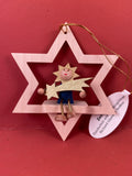 German Christmas Ornament: Star Child with Comet