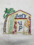 Millie's Tea Towels, Hand Embroidered: Fun in the Sun Collection (10 to choose from)