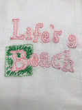 Millie's Tea Towels, Hand Embroidered: Fun in the Sun Collection (10 to choose from!)